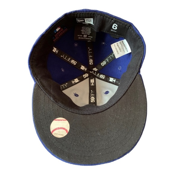 Infant Texas Rangers New Era Royal My First 59FIFTY Fitted Baseball Hat Size 6 - Picture 4 of 6